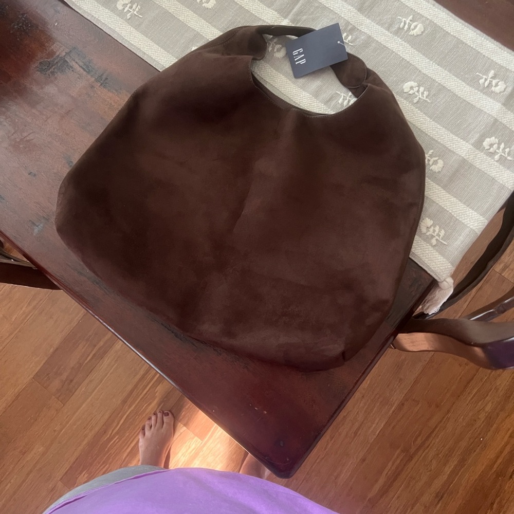 GAP Rich Brown Suede Bag